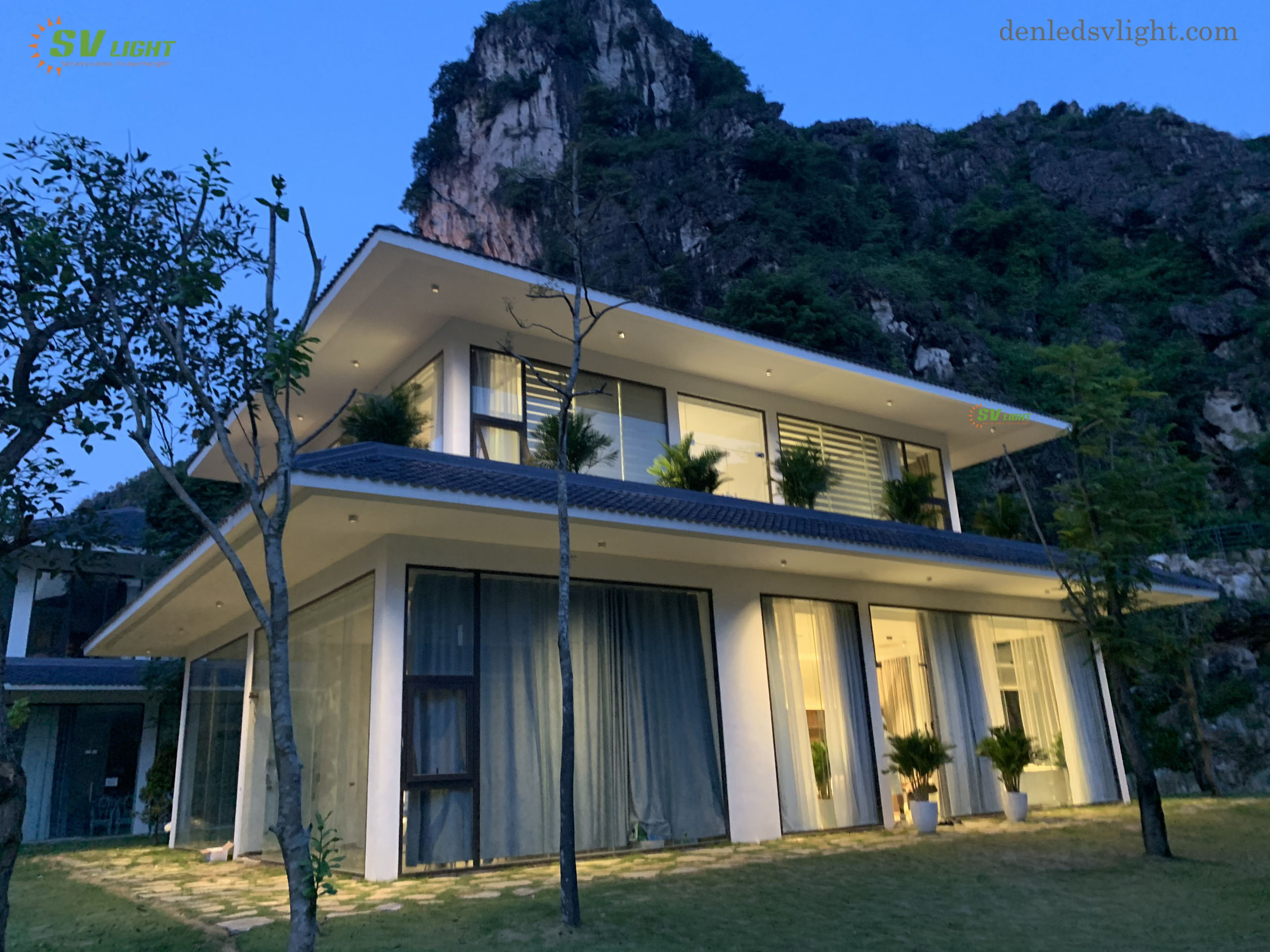 SVlight cung cấp đèn LED cho dự án Villa nghỉ dưỡng Kênh Gà Ninh Bình