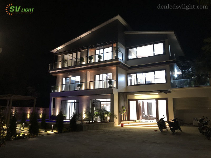 SVlight cung cấp đèn LED cho dự án biệt thự Đồng Trúc