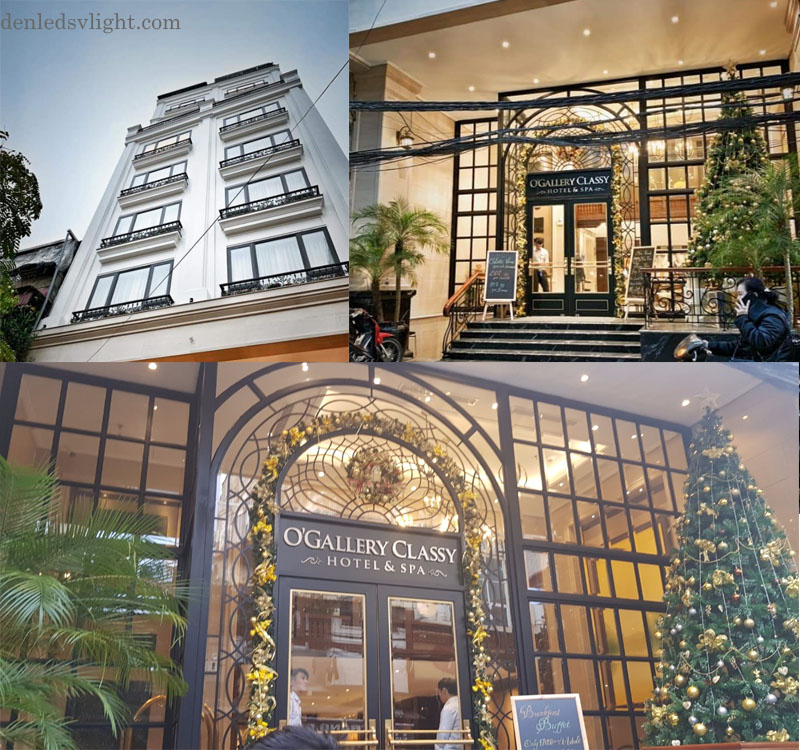 SVLIGHT Cung Cấp Đèn Led cho Khách Sạn OGALLERY CLASSY HOTEL & SPA Ngõ 2 Cầu Gỗ Hà Nội 