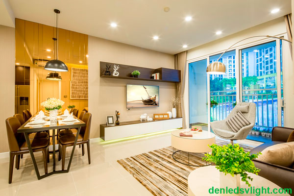 Sử dụng đèn led âm trần có tiết kiệm điện hơn đèn Compact