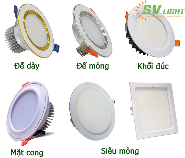 đ&egrave;n led &acirc;m trần