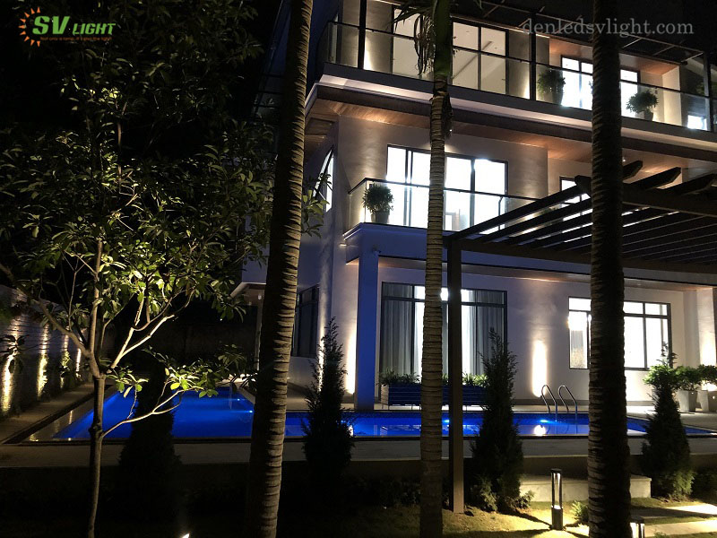 SVlight cung cấp đ&egrave;n LED cho dự &aacute;n biệt thự Đồng Tr&uacute;c 3