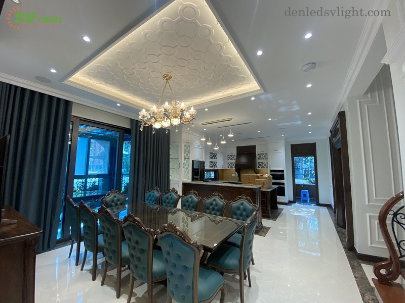 SVlight cung cấp đ&egrave;n LED dự &aacute;n biệt thự Starlake 1