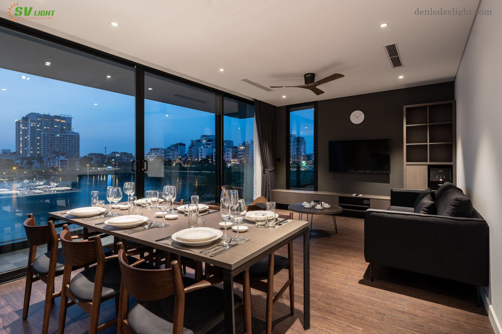 SVlight cung cấp đ&egrave;n LED cho dự &aacute;n Homestay Hồ T&acirc;y 2