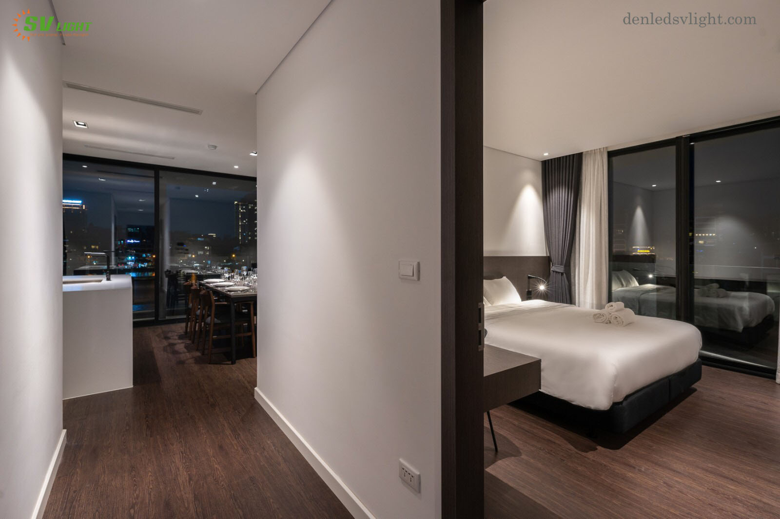 SVlight cung cấp đ&egrave;n LED cho dự &aacute;n Homestay Hồ T&acirc;y 6