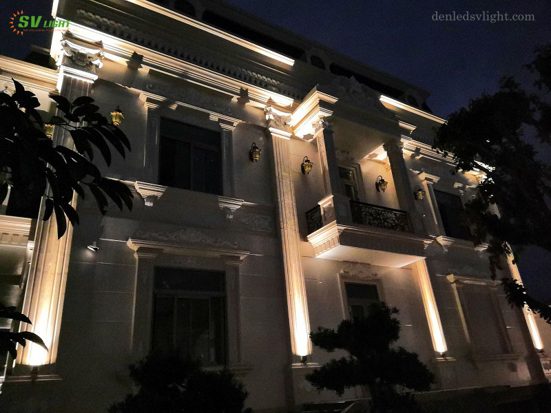 SVlight cung cấp đ&egrave;n LED biệt thự T&acirc;n An, Long An 2
