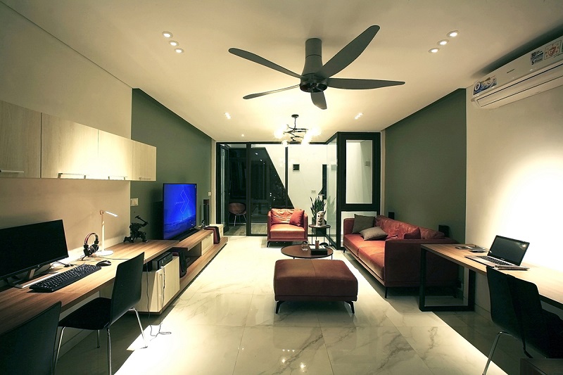 SVlight cung cấp đ&egrave;n LED cho dự &aacute;n nh&agrave; v&aacute;t g&oacute;c Edge House 2