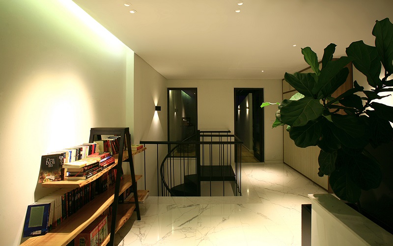SVlight cung cấp đ&egrave;n LED cho dự &aacute;n nh&agrave; v&aacute;t g&oacute;c Edge House 3