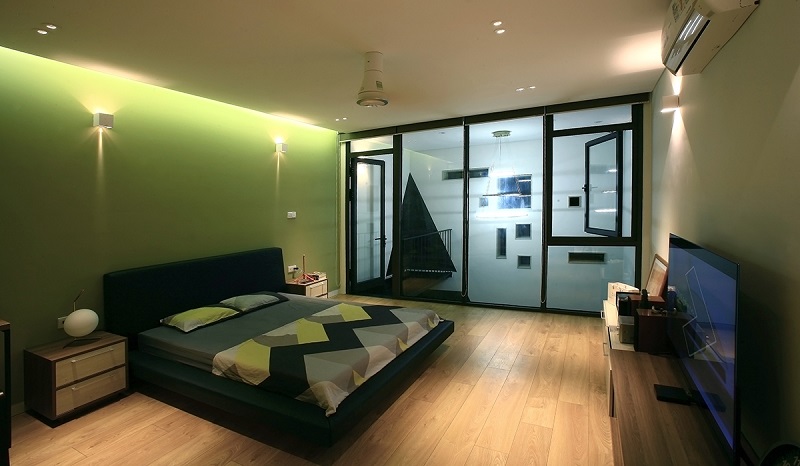 SVlight cung cấp đ&egrave;n LED cho dự &aacute;n nh&agrave; v&aacute;t g&oacute;c Edge House 4