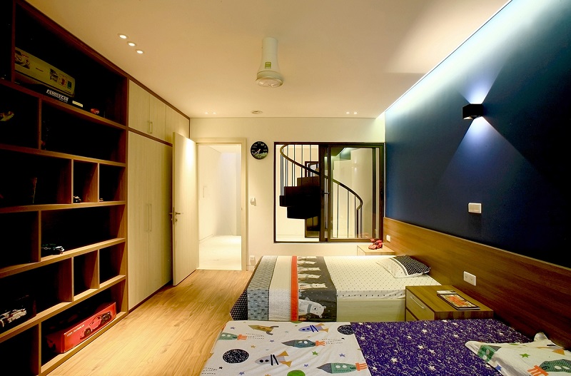 SVlight cung cấp đ&egrave;n LED cho dự &aacute;n nh&agrave; v&aacute;t g&oacute;c Edge House 5