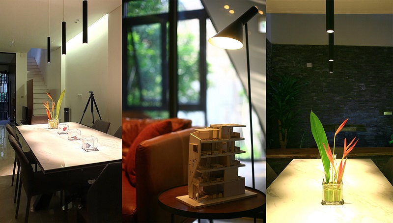SVlight cung cấp đ&egrave;n LED cho dự &aacute;n nh&agrave; v&aacute;t g&oacute;c Edge House 6